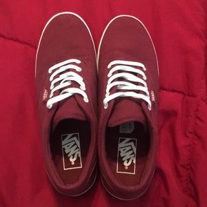 Vans maroon